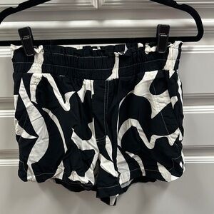 A New Day Black and White Patterned Shorts